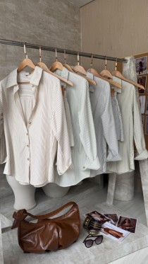 CONJUNTO CAMISA E SHORT LISTRAS - Arthmanha