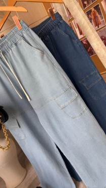 CALÇA CARGO JEANS - Arthmanha