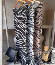 VESTIDO TULE ZEBRA - Arthmanha