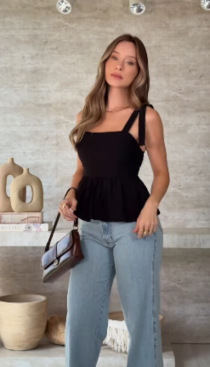 BLUSA PEPLUM - Arthmanha